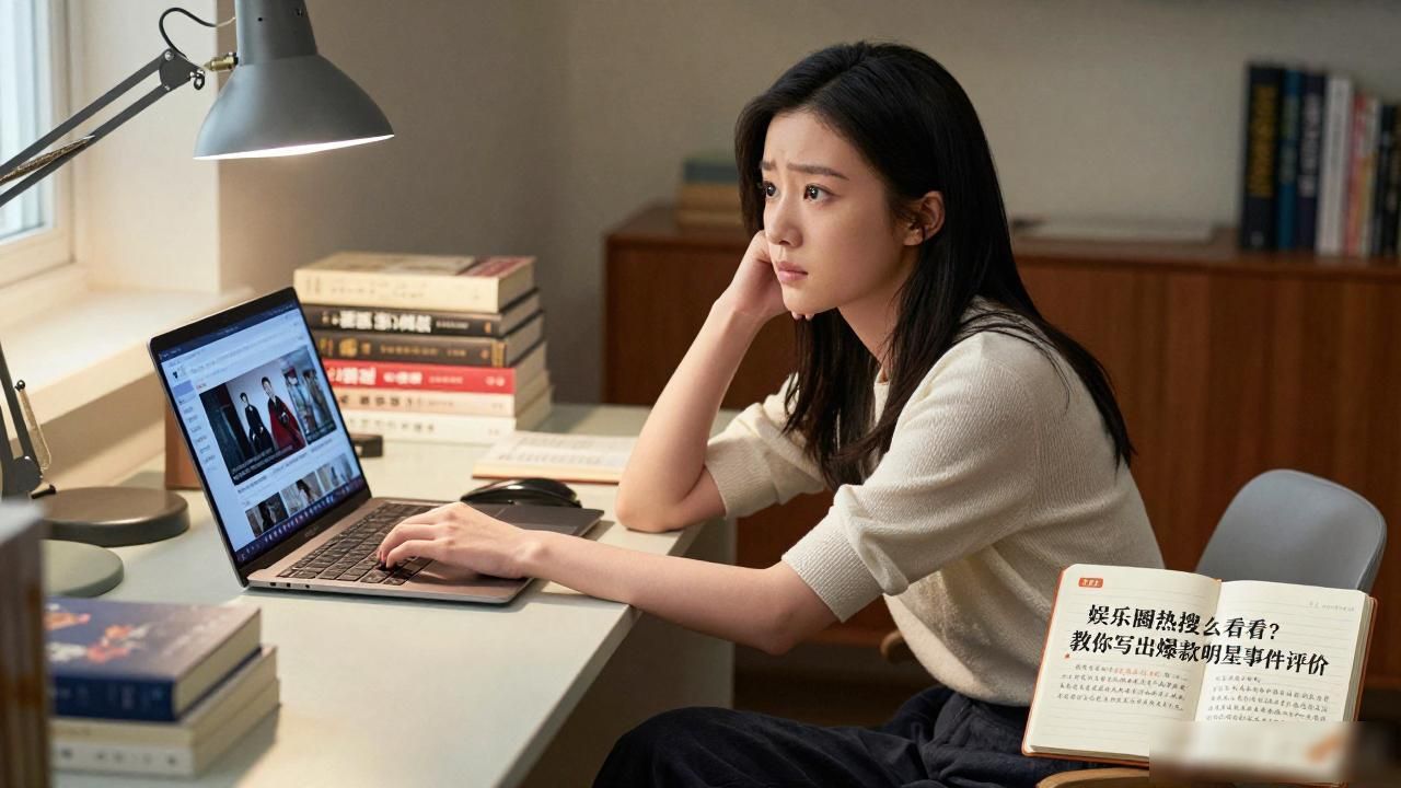 娱乐圈热搜怎么看？教你写出爆款明星事件评价